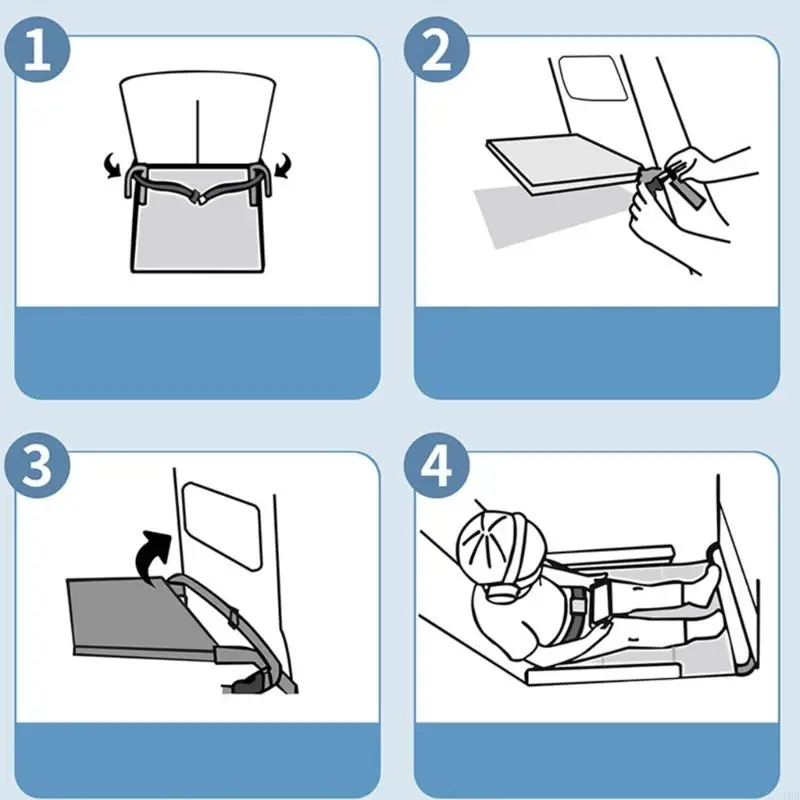 

Портативная кровать-гамак для ног в самолете, позволяющая детям отдыхать и расслабляться во время полетов