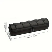 1 boîte à montres à 5 compartiments |   Organiseur de voyage à coque rigide avec insert d'oreiller - Prêt à offrir (Noir), Convient pour le rangement de montres intelligentes 4