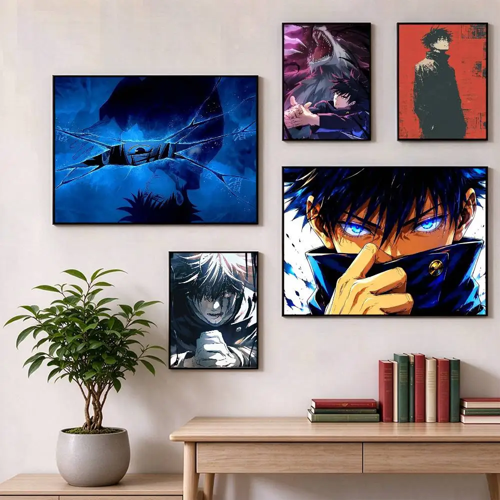 Megumi Fushiguro JJK  Poster High Quality Dorm Living Room Aesthetic Wall Decoration Painting Stickers Gift