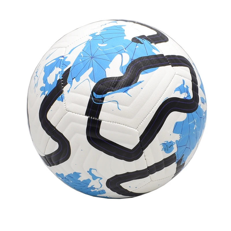 Hot Sale Soccer Balls Standard Size 5 Machine-Stitched Ball PU Material Sports League Outdoor Match Football Training Ball