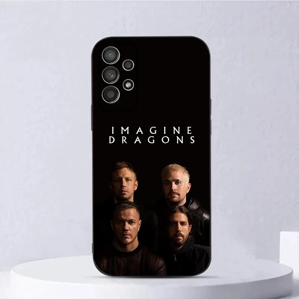 I-Imagine Dragons Loom Band Phone Case For Samsung Galaxy A13,A21s,A22,A31,A32,A52,A53,A71,A80,A91 Soft Black Shell