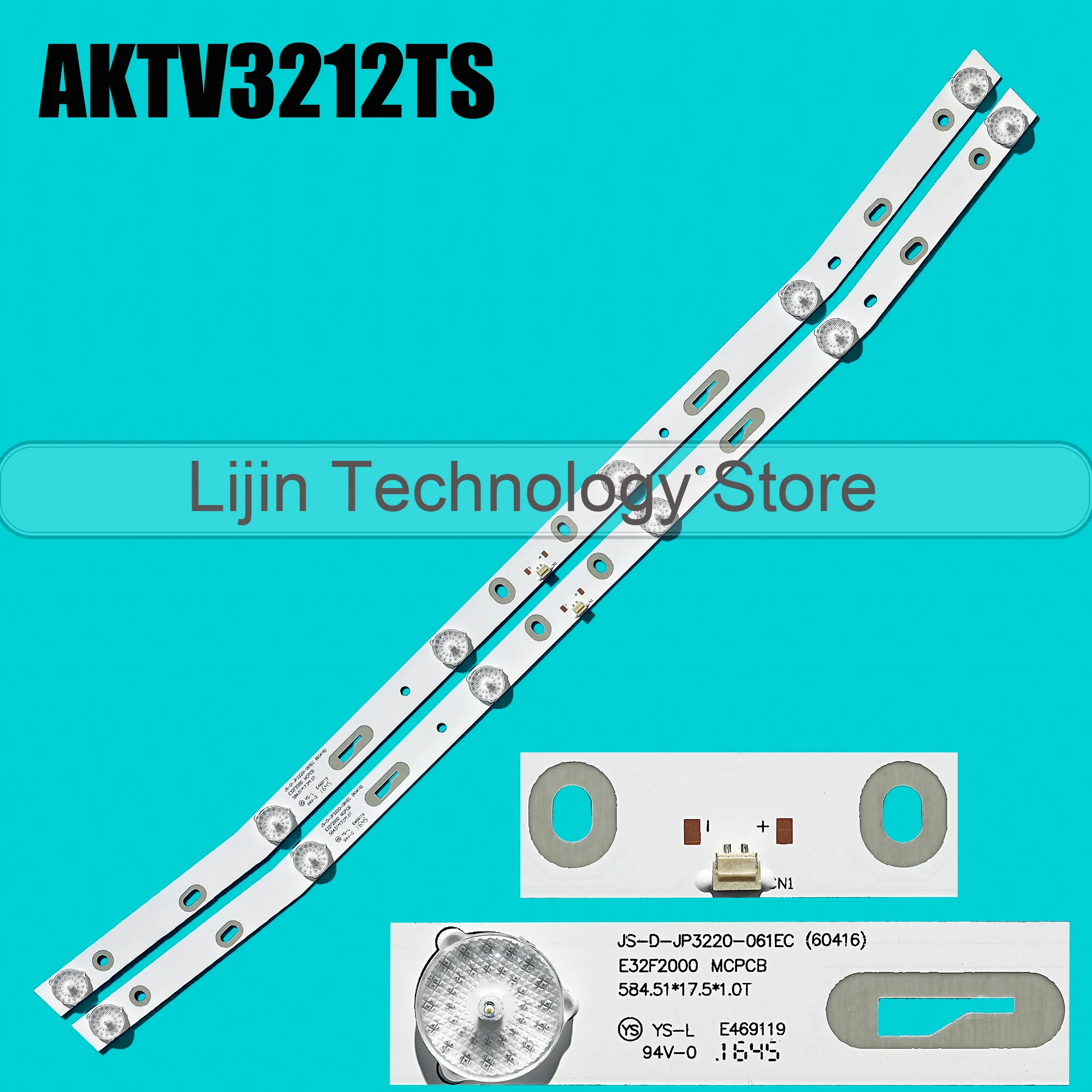 1/5/10 set LED strip For JS-D-JP3220-061EC AKTV3212 3216 3222 V320BJ7 PE1 32HD340 E32F2000 MCPCB JP32DM MC-20A 3210G