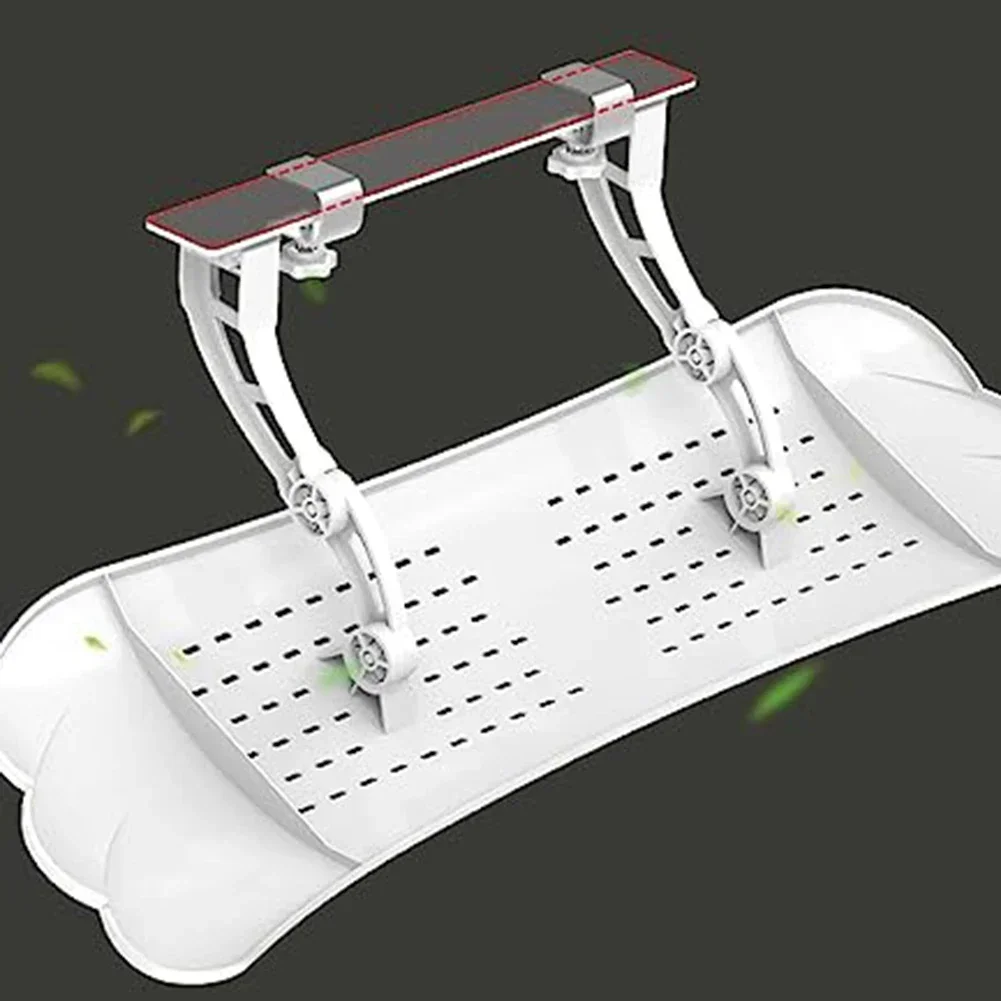 Central Air Conditioning Windshield Environmentally Friendly ABS Material Adjustable Angle Large Size Office Comfort