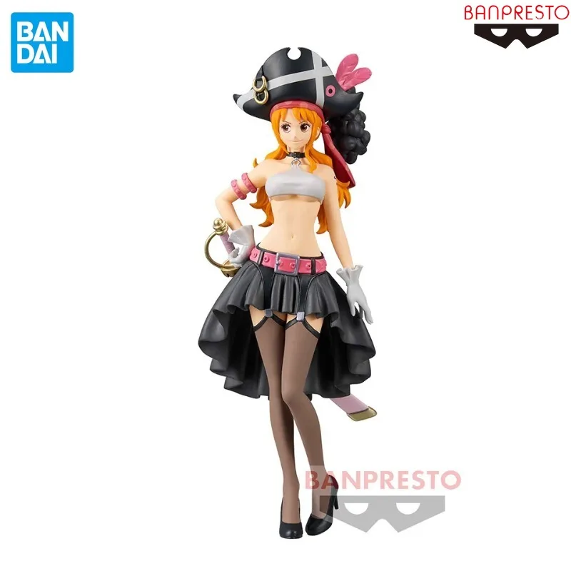 

Original Genuine Banpresto One Piece DXF Red Theatrical Version Lady Vol.3 16cm Nami PVC Anime Figure Model Collection