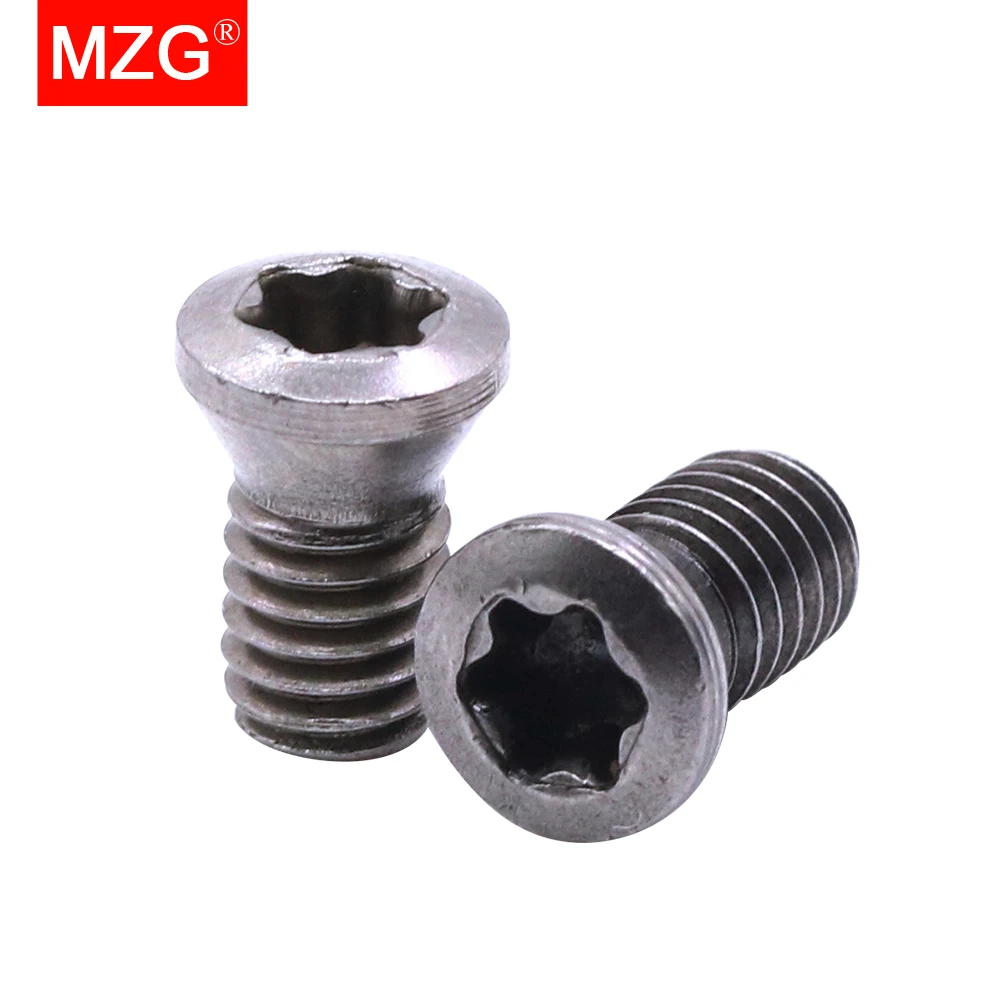 MZG 50PCS Torx Screws Turning Toolholder Milling Cutter Standard CNC Machining Chamfering Tool Screws