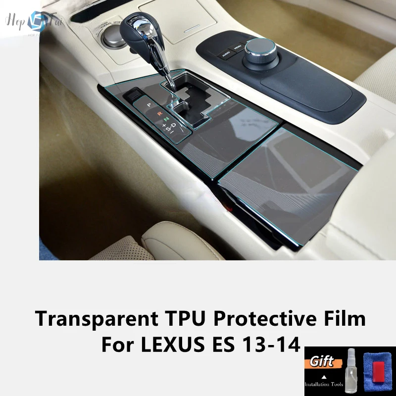 

For LEXUS ES 13-14 Car Interior Center Console Transparent TPU Protective Film Anti-scratch Repair Film Accessories Refit