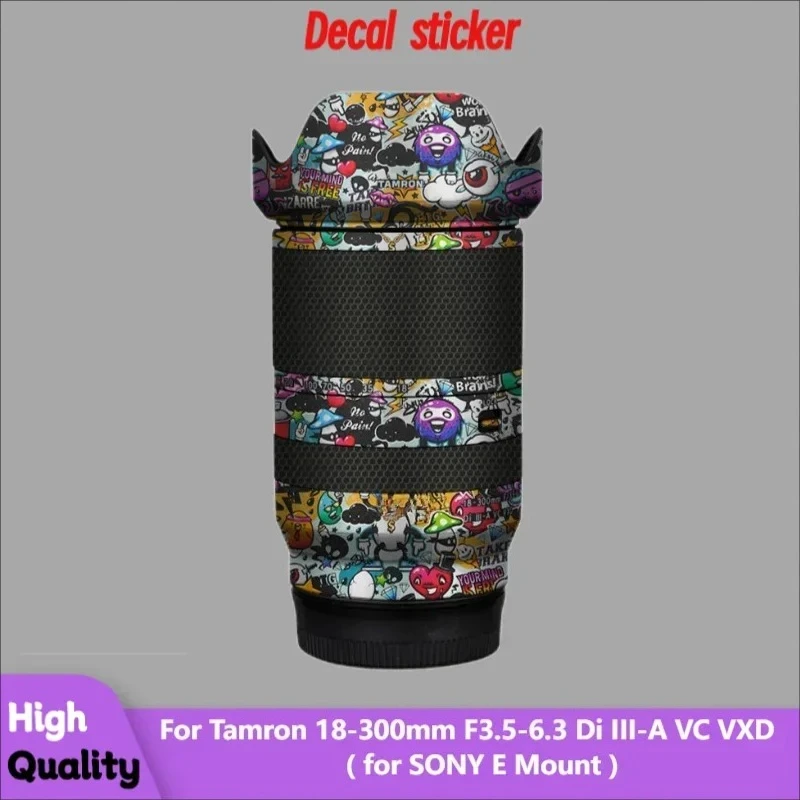 

Для Tamron 18-300 мм F3.5-6.3 Di III-A VC VXD для SONY E Mount Lens Sticker Защитная наклейка на кожу Защитная пленка Защитное покрытие 18-300 B061