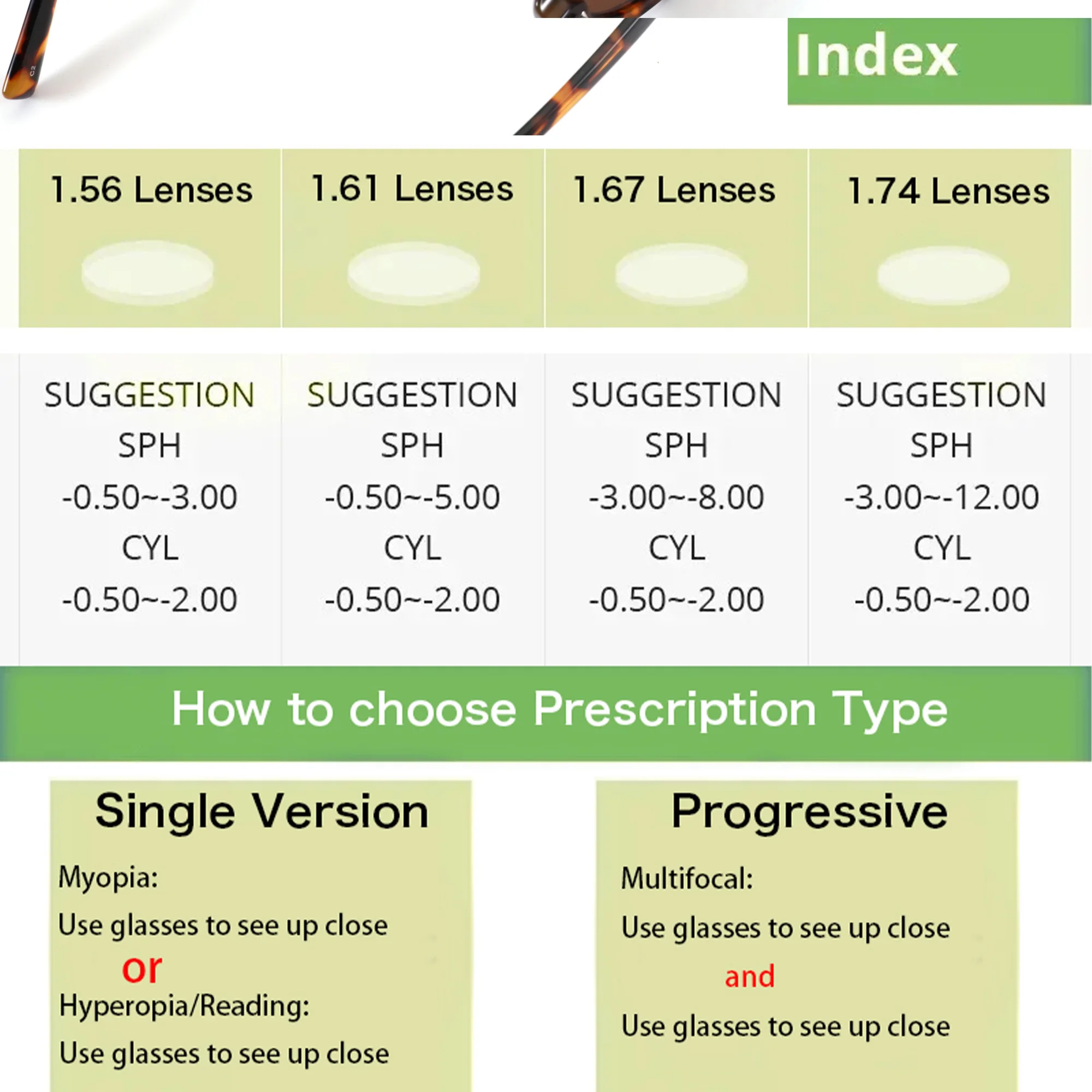 AIR EIGHT M Size Oval Acetate For Men Prescription Sun Glasses Progressive Polarized UV400 TAC Fashion Shopping Glasses