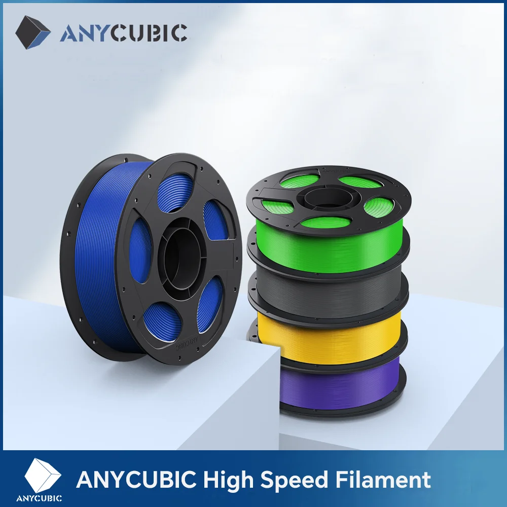 

5 кг высокоскоростной филамент ANYCUBIC 1,75 мм, пластик для 3D-принтера, PLA, резиновые расходные материалы для 3D-печати моделей и игрушек