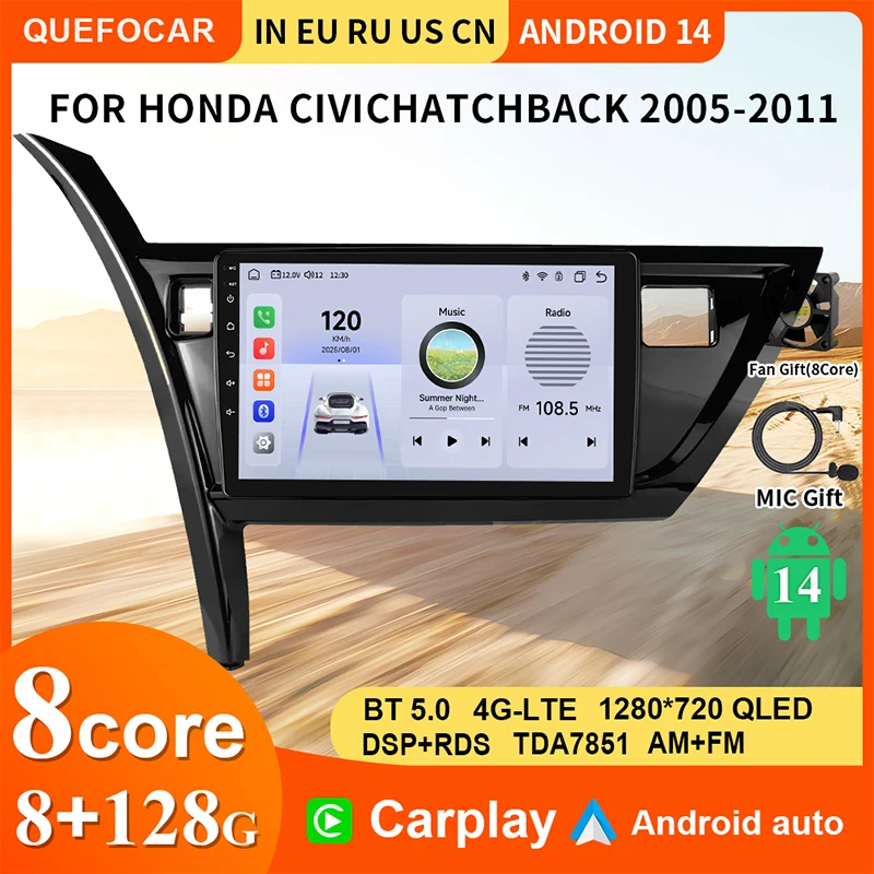 

7862 8-core Carplay 4G 10.1-inch car intelligent system Android car radio for Toyota Corolla Auris 2013-2016 GPS stereo ﻿