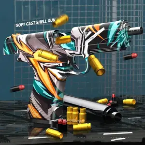 Pistol Mainan Pistol Peluru Lembut M1911 Cangkang Busa Terlontar Blaster Senjata Airsoft Manual dengan Peredam untuk Anak-anak Dewasa 12 senjata lunak penjualan terbaik - №