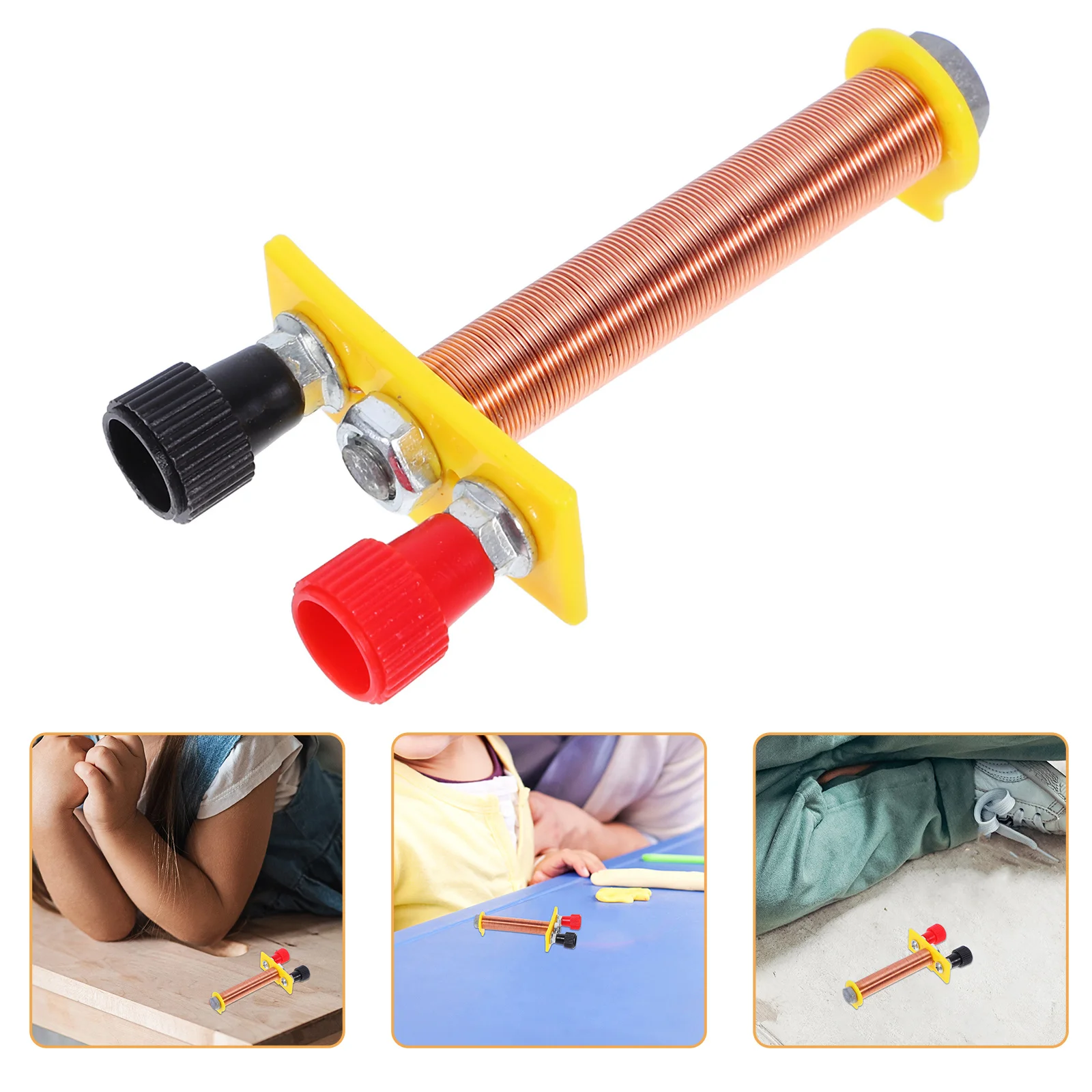 

T-Shaped Electromagnetic Coil Copper Wire Physics Experiment Teaching Instrument Electromagnetic Induction Circuit Apparatus
