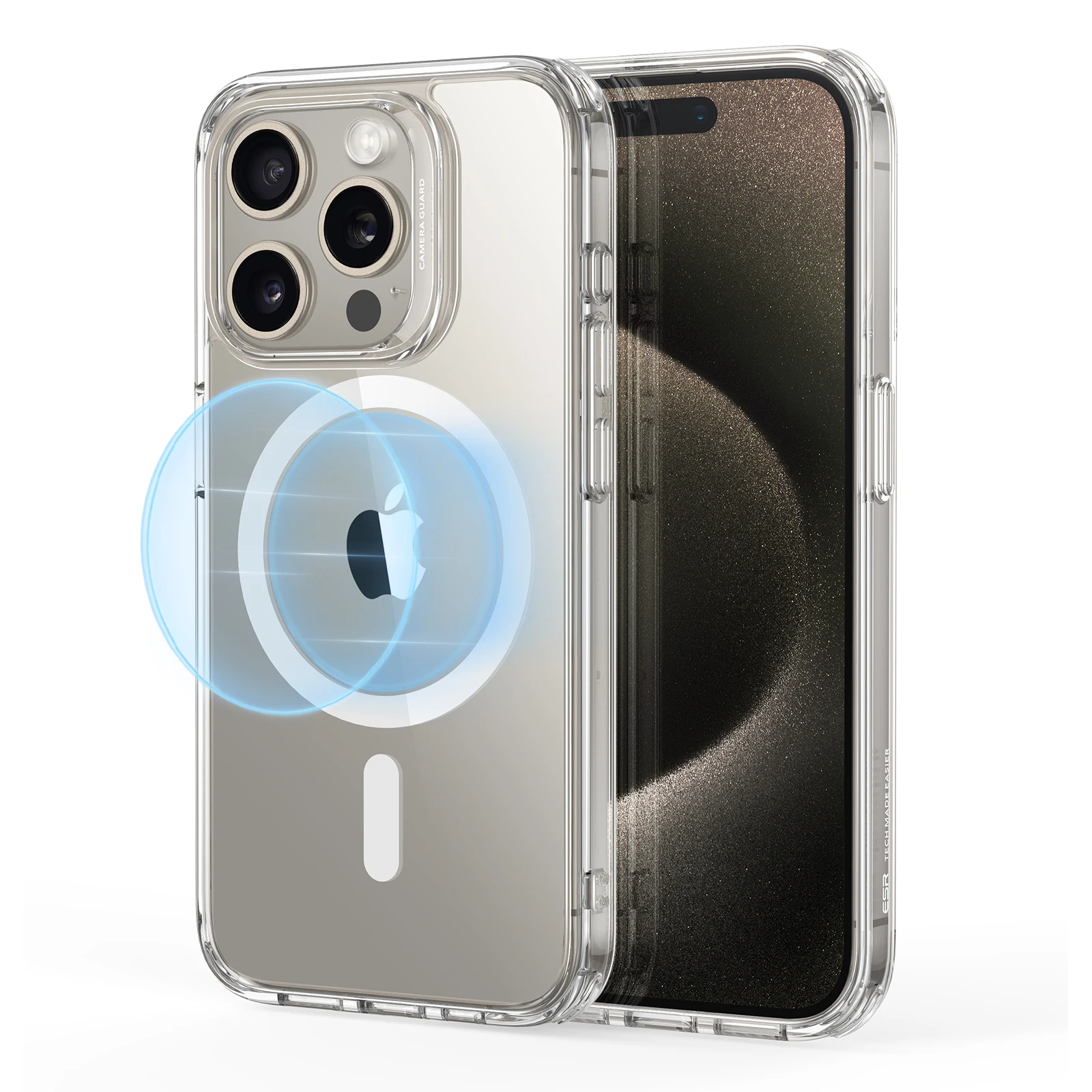 ESR für iPhone 15 Pro MaxMagSafe Hülle für ClassicCase für iPhone 15/14/13/12 Serie iPhone 16e(SE4) stoßfeste Rückseite