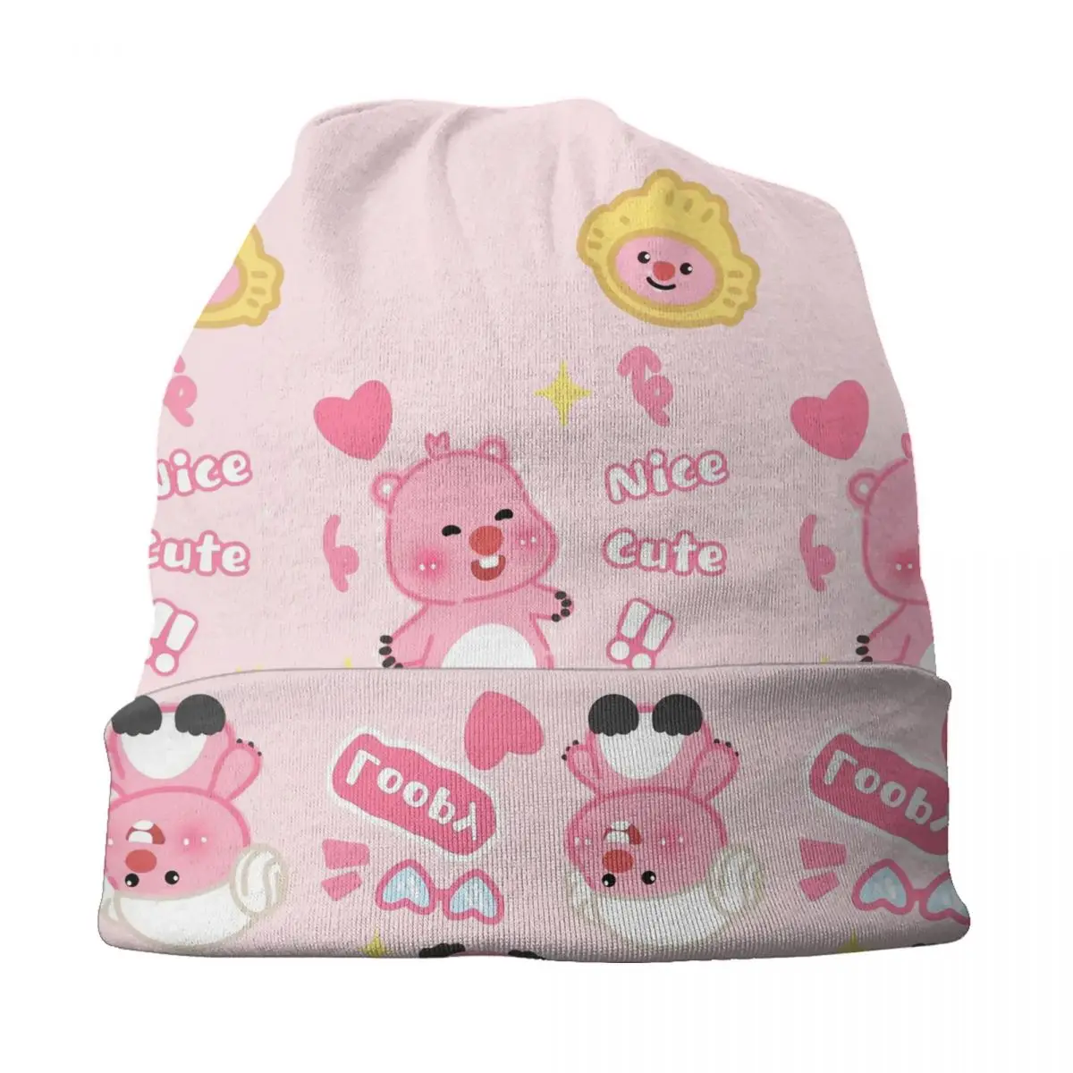 مخصص Zanmang Loopy Skullies Beanies قبعات للرجال النساء للجنسين في الهواء الطلق شتاء دافئ متماسكة قبعة الكبار الكرتون بونيه القبعات