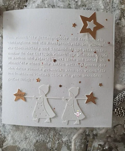 Mmao الحرفية المعادن قطع يموت قطع يموت العفن Frohes مهرجان رسالة الطفل قصاصات ورقية كرافت سكين قالب شفرة لكمة الإستنسل يموت