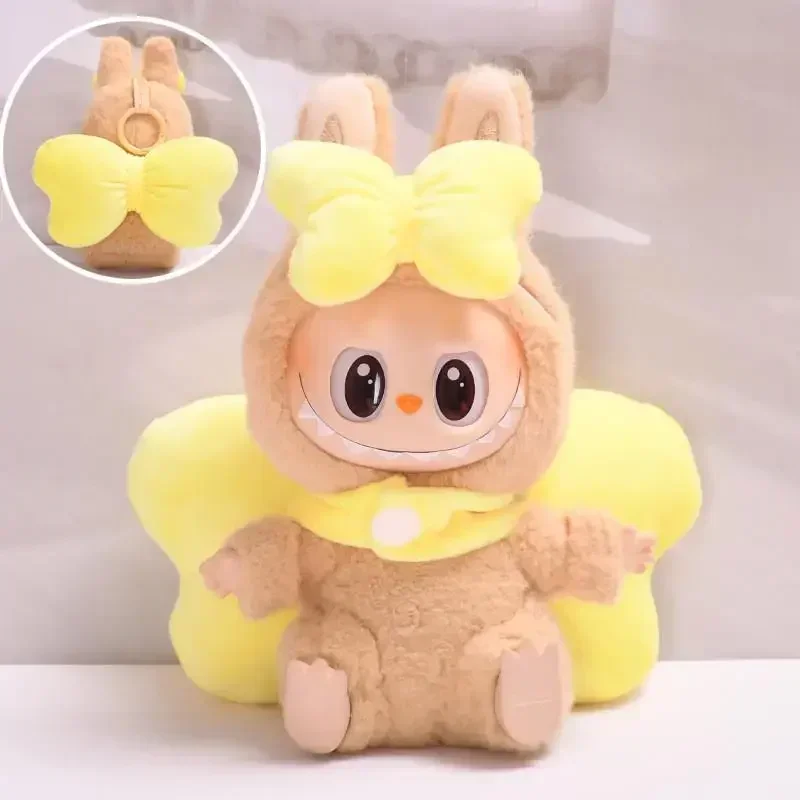 

Мини-плюшевая кукла 17 см, аксессуары для одежды для Кореи Kpop Exo Labubu Idol V1 V2, пара украшений с большим бантом