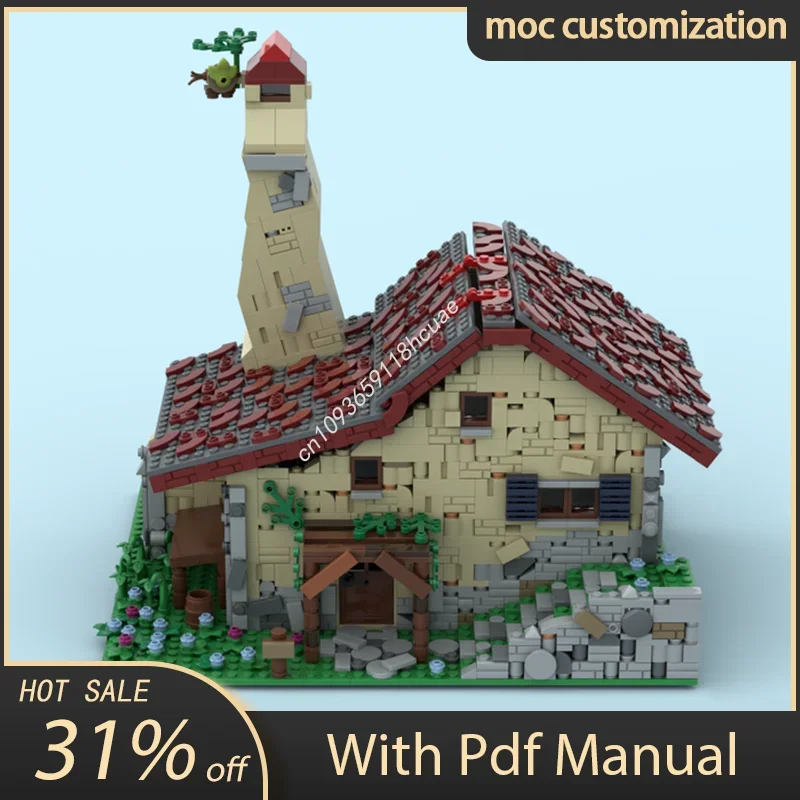 

1648pcs Moc The Legend of Zeldas Link's House Medieval Modular Architecture Building Blocks Assembly Bricks Toys Kids DIY Gifts
