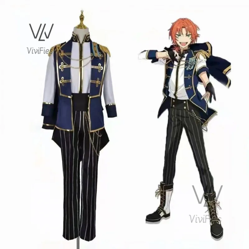 Game Ensemble Stars Knights Izumi Ritsu Arashi Tsukasa Tsukinaga Leo Cosplay Costume Women Men Suit Uniform