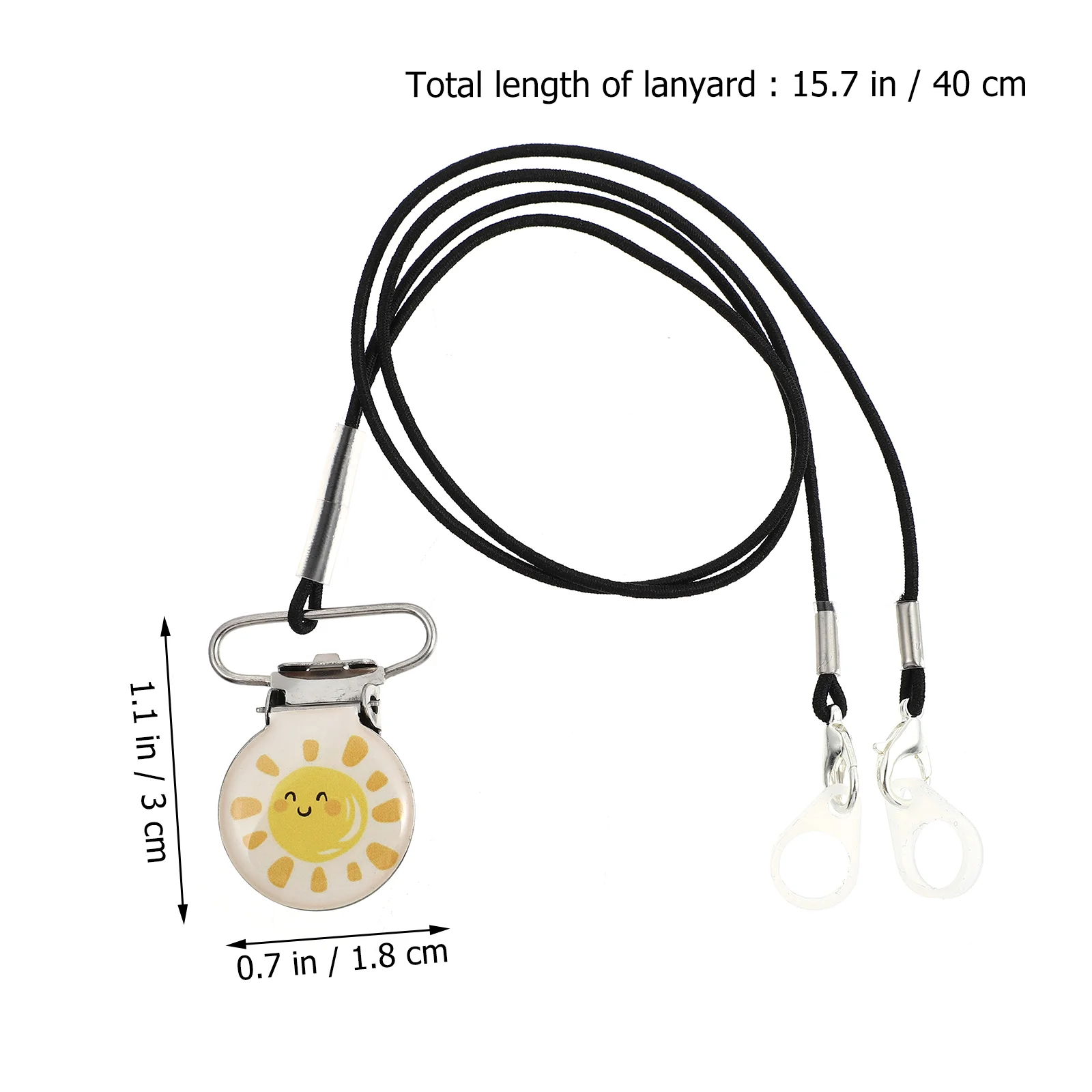 Anti-lost Rope Necklace Sound Amplifier Strap Binaural Cord Stainless Steel Etc Lanyard Attachment