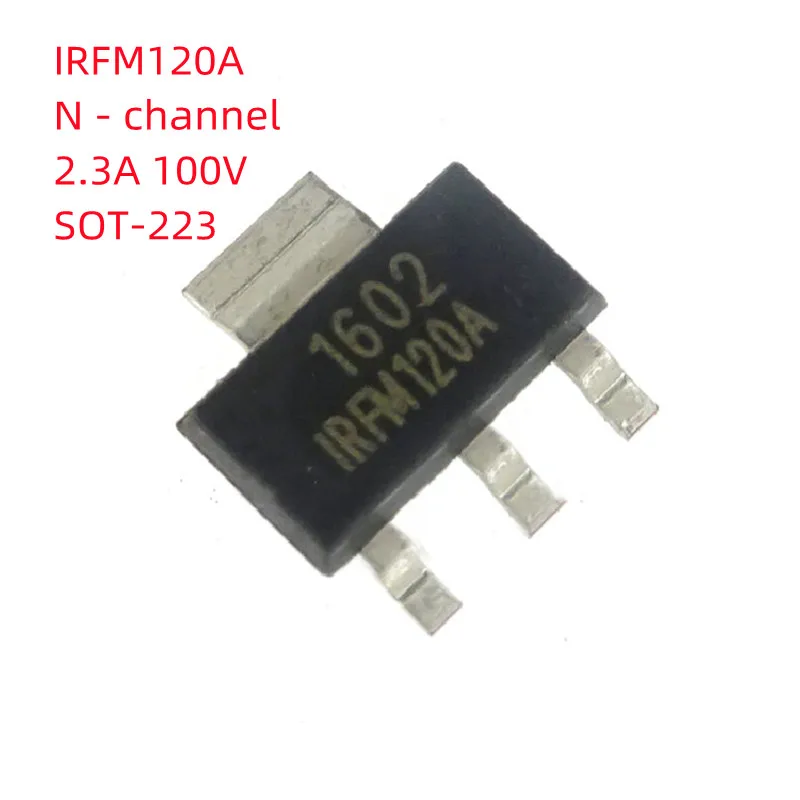 [10pcs]100%New original: IRFM120A IRLM120A IRFM120ATF IRLM120ATF - MOSFET N-CH 100V 2.3A SOT223-4