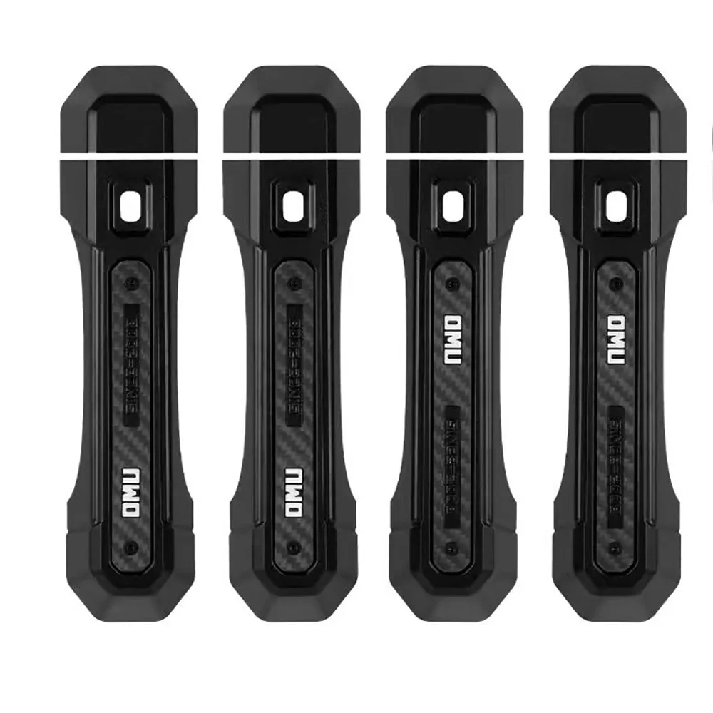 SXMA OMU011 Exterior Side Door Handle Sticker Cover 4PCS for Jeep JT Gladiator 2020++ Front&Rear Outside Door Handles Decoration