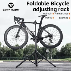 WEST BIKING Multifunction Bike Repair Stand Foldable Bicycle Repair Workstand Professional Adjustable Bike Maintenance Tools