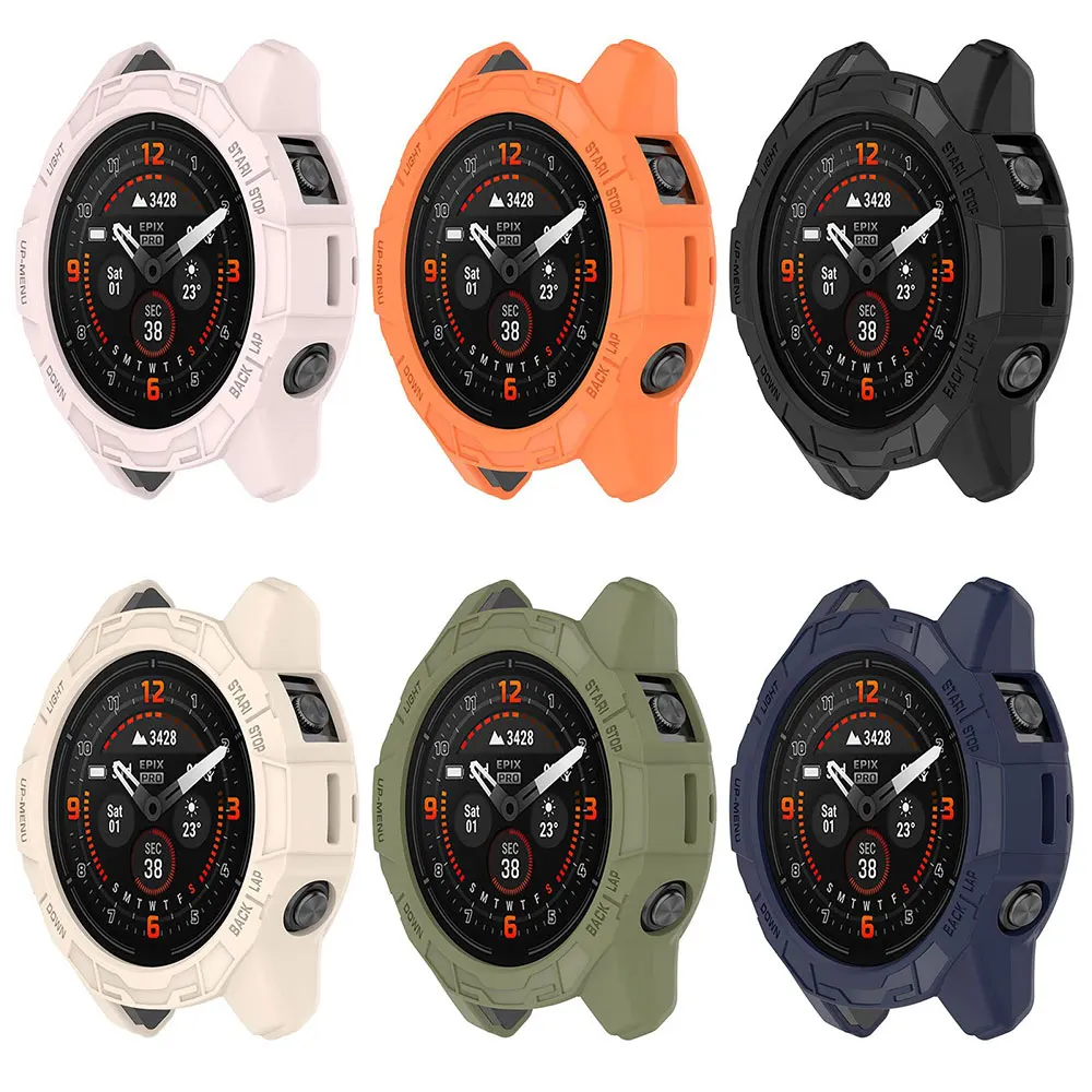 Funda protectora de TPU para Garmin Fenix E 47mm funda de silicona suave para Garmin Fenix E 47mm funda protectora
