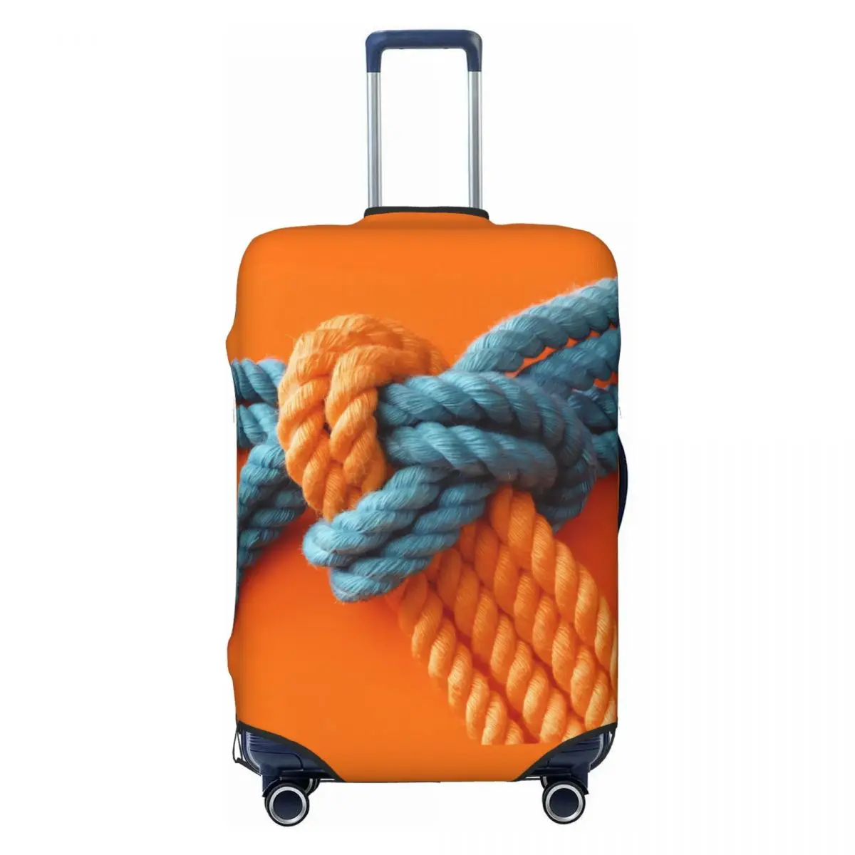 Colorful Graffiti Suitcase Cover 3D Print Knot Travel Perfect Flight Travel Elastic Luggage Case Protection