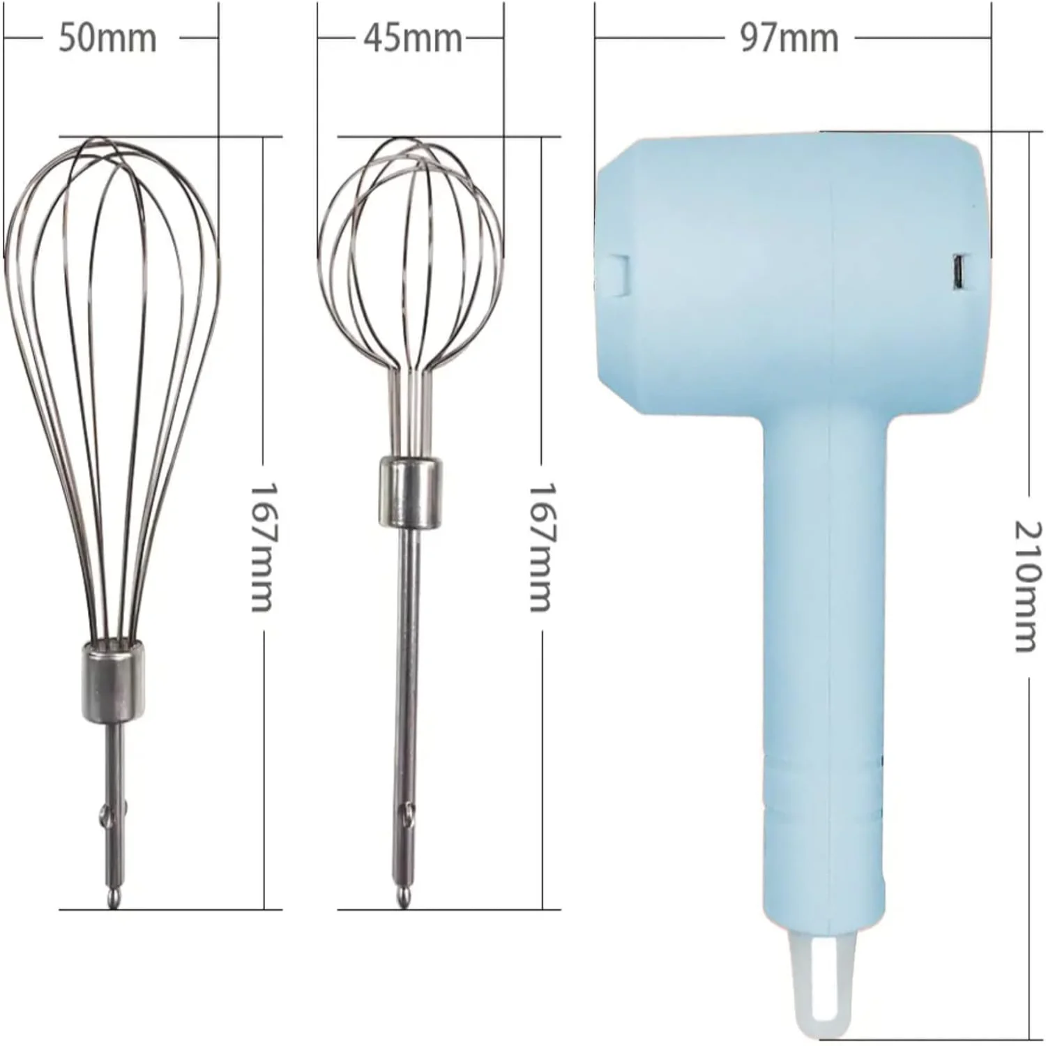 Frullino per le uova Frullino per le uova ricaricabile tramite USB