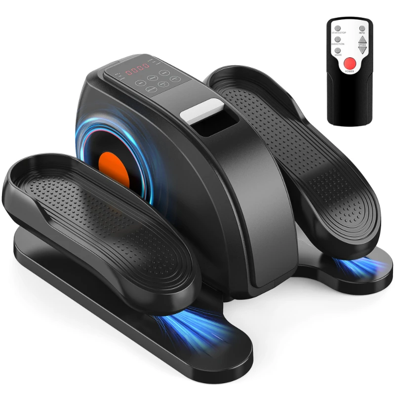 Under-Desk Elliptical Machine–Compact & Quiet Mini Pedal Exerciser with Adjustable Speed, LED Display, Portable Fitness Solution