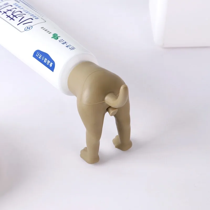 Pooping Dog Butt Toothpaste Topper Pooping Toothpaste Cap Vomit Topper Dispenser Cap Animal  Funny Gadgets Gift For Friends