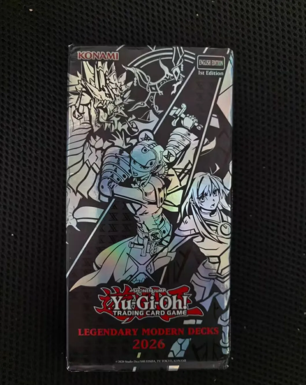Yugioh KONAMI Duel Monsters TCG Legendary Modern Decks 2026 Edição Inglês 1ª Edição L26D Coleção Caixa de Booster Lacrada