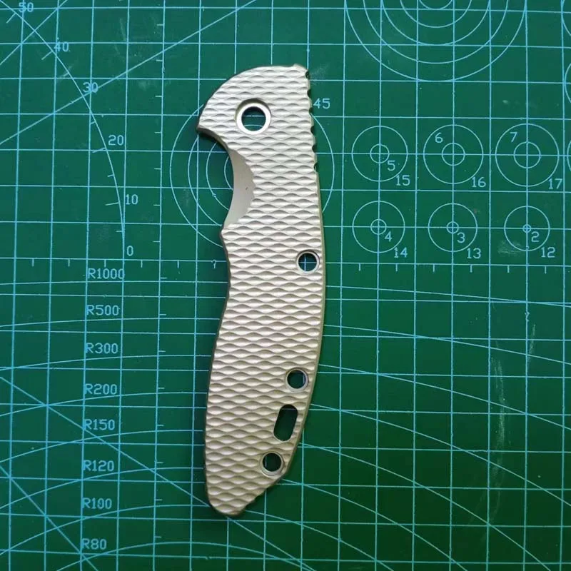 New 1 Pc Custom Titanium Alloy Knife Handle Scales for Rick Hinderer XM18 3.5 Knives DIY Accessories