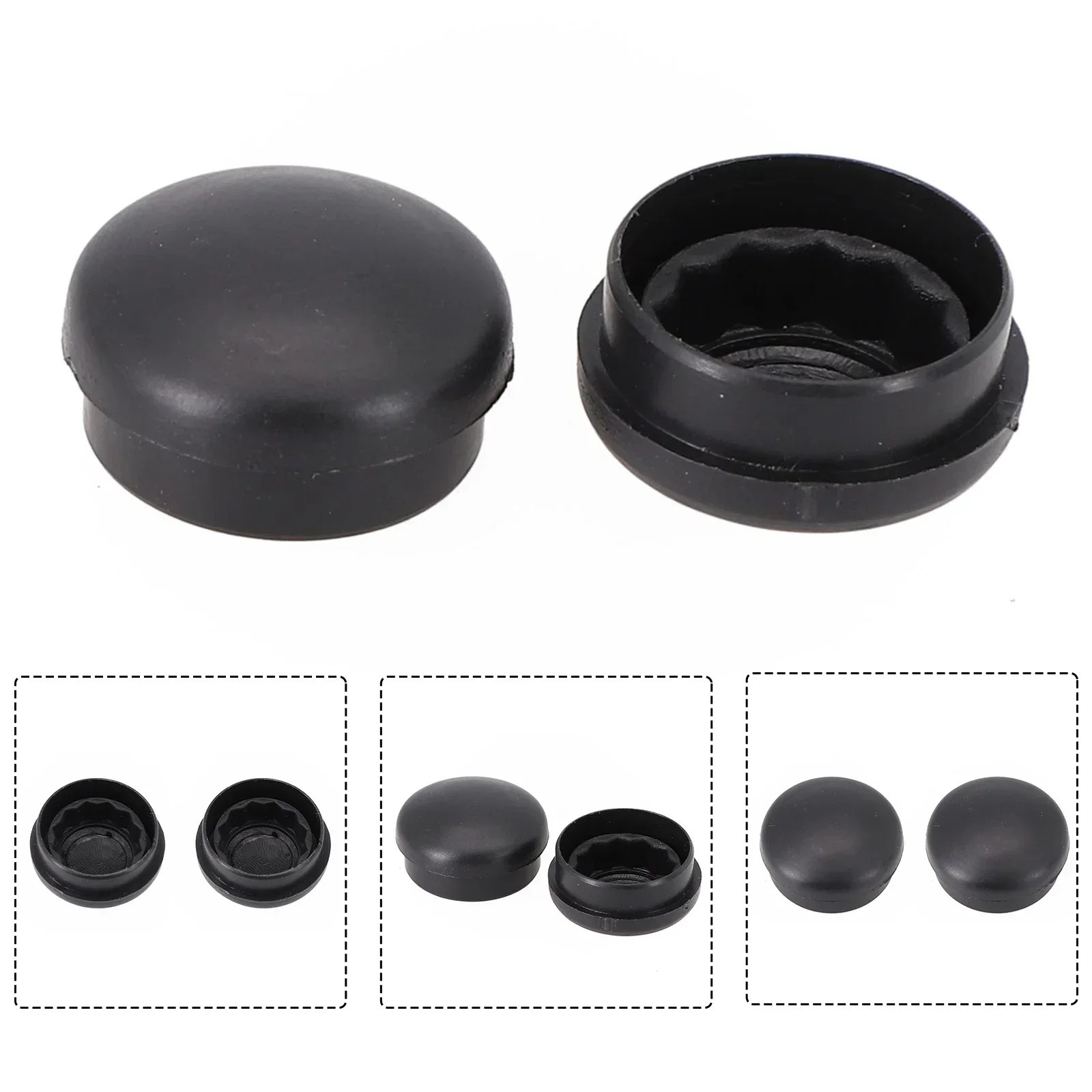 2Pcs Car Front Windshield Wiper Arms Nut Cap Cover Bolt Fit For A1 A 3 A4 A5 A6 Q3 Q5 Fit 13mm Nuts Auto Replacement Parts