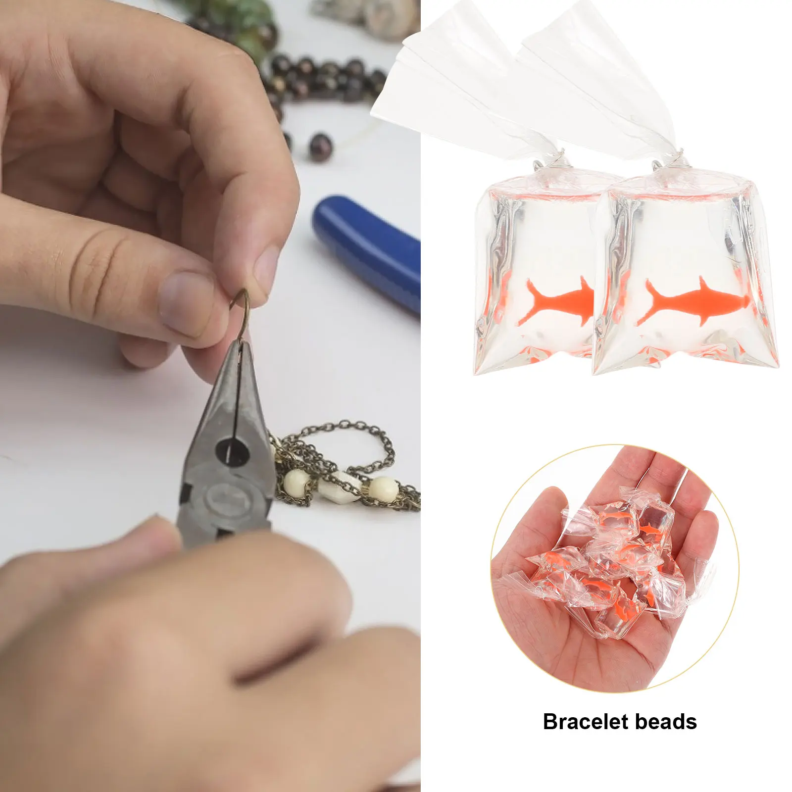 

10pcs DIY Accessories Decorative Resin Goldfish Diy Earring Pendants Pendants Earrings Jewelry Charms Women Gifts