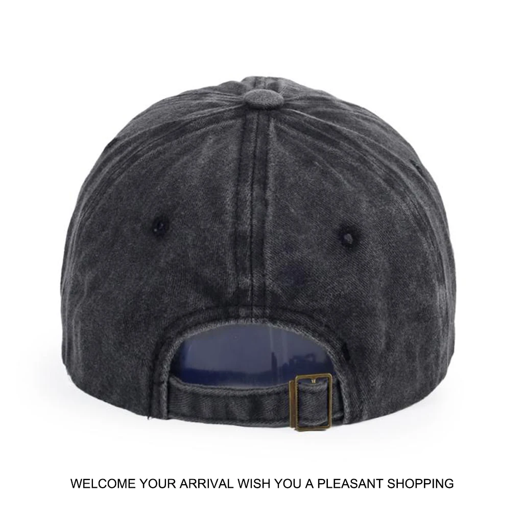 قبعة بيسبول قطنية مغسولة مطرزة بحروف G، قبعة أبي للجنسين، قديمة وعصرية #2