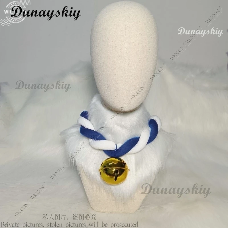 Furry Choker Animal Costume Animal Cub Collar Fursuit Kigurumi Two Color Three Color Twist Collar Daily Outfit Role PLay Gift