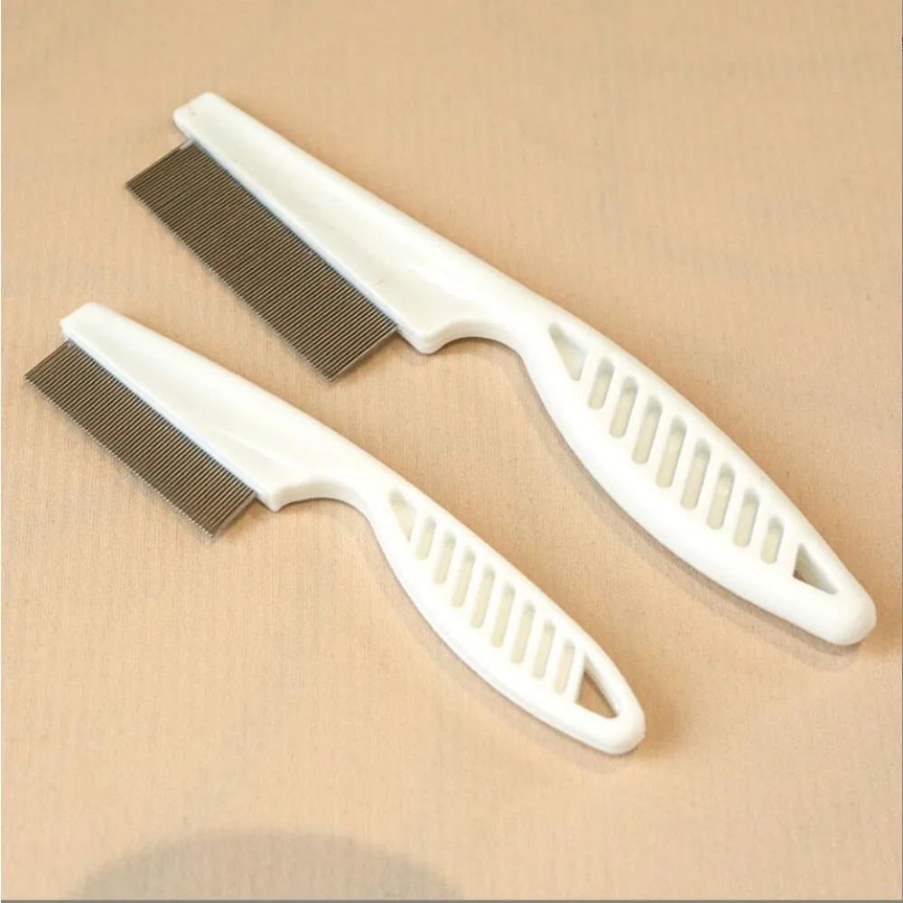 1PC Cat Dog Flea  Mouth Hair Comb Teeth Row Comb Eye Clean Face To Float Hair Needle Comb Pet Supplies Pet Hair Remover