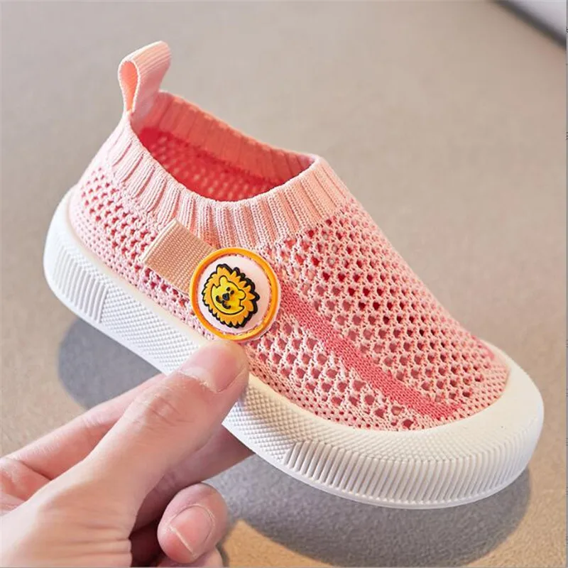 Infant Toddler Shoes Spring Girls Boys Casual Shoes Comfortable Baby Kids Shoes Non-slip Soft Bottom Stitching Color Sneakers