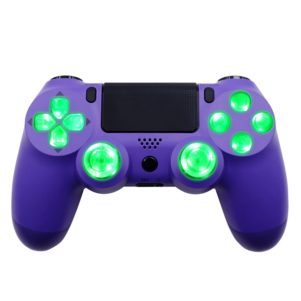 Electronic Machine Accessories 6-Color Luminated D-Pad Thumsticks Face Buttons DTF LED Kit for  Controller
