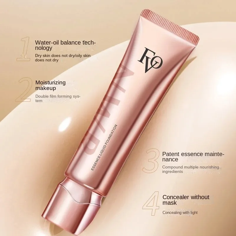 Fv Vloeibare Foundation Hydraterende Isolerende Make-Up Front Emulsie Priming Olie Controle Langdurige Concealer Waterdicht & Helderder