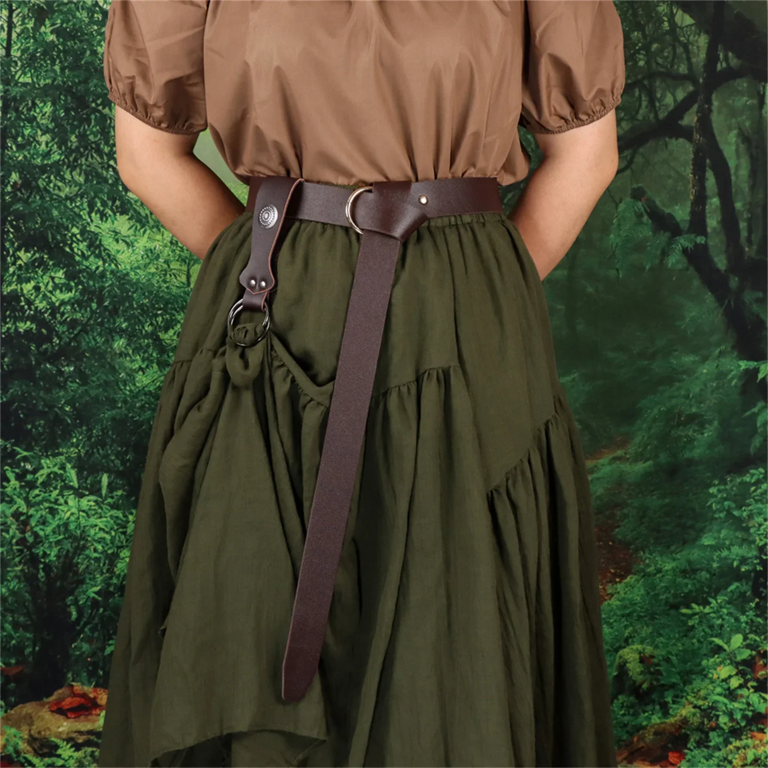 القرون الوسطى تنورة كليب عصر النهضة دور اللعب حزام الملحقات هالوين الرجعية حزام المشي لمسافات طويلة تنورة كليب مجموعة تأثيري حزام