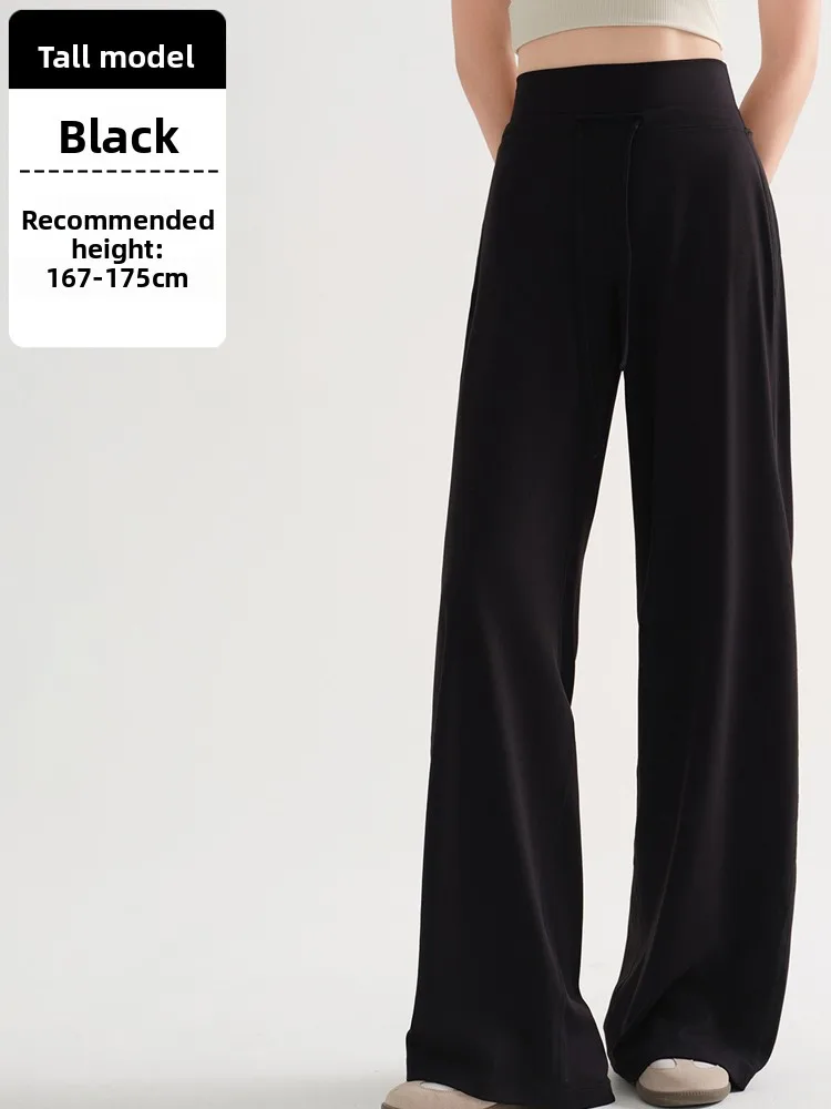 Pantalones de Yoga de Cintura Alta y Pierna Ancha para Mujer, Pantalones de Yoga Ajustados, Novedad de Otoño, Color Azul, Levanta Glúteos, con Cordón