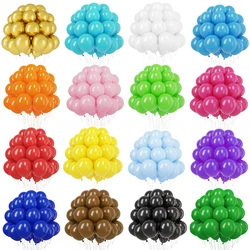 Ballons en latex à l'hélium pour enfants, décorations de fête d'anniversaire, décorations de mariage pour adultes, ballons pour baby shower, 10 po, 12 po, 10 pièces, 30/50 pièces