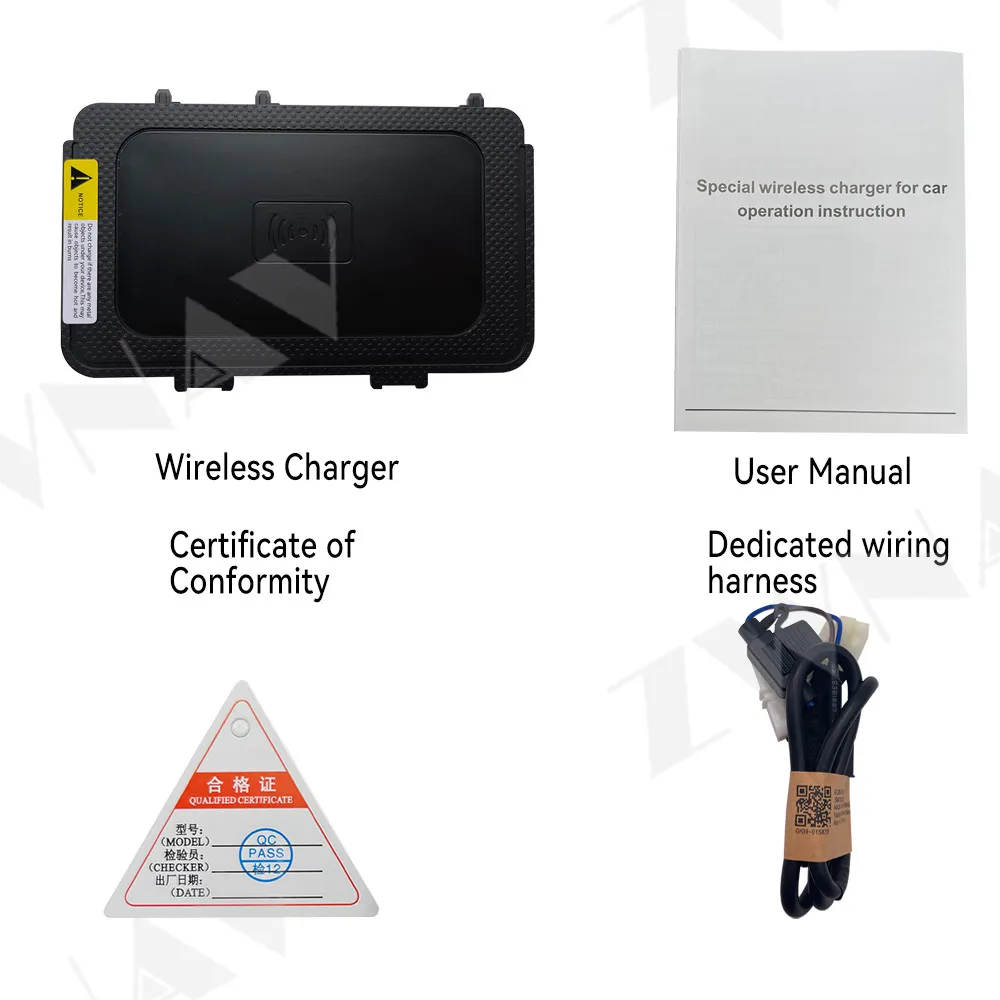 For VW Phideon 16-21/Teramont 17-20/T-Roc 18-21/Passat19-21/Weilan 20/Tayron X20/Taoying 20-21 Center Console Charging Pad Car