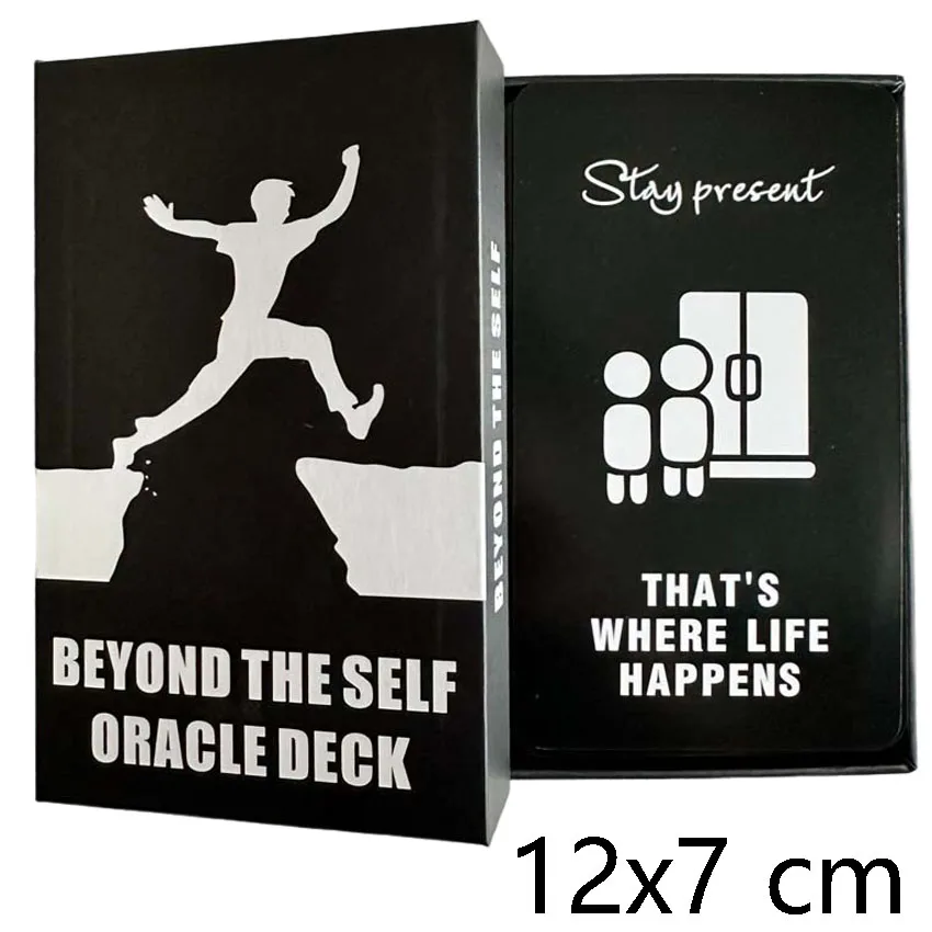 12x7 cm Beyond The Self  Oracle Cover Box Deck Card Games