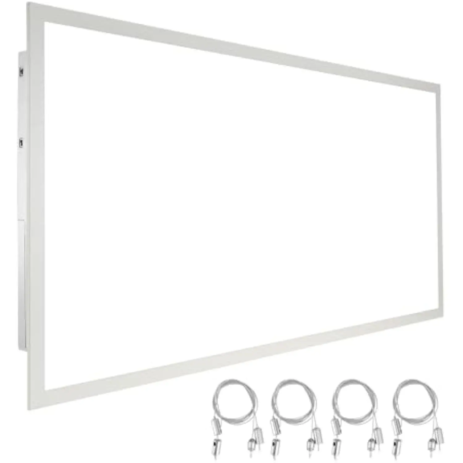 

2 X 4 ft Led Panel Light, 50W, 6000Lm Led Flat Ceiling Lighting Fixture, Surface/Recessed/Drop Mount with Adjustable Brightnes