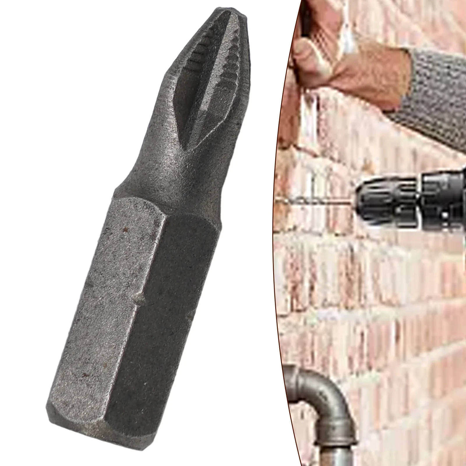 

Hex Shank Bits Screwdriver Bits Alloy Steel Anti-impact Light Weight Non-Slip Cross Small Size Cross Screwdriver