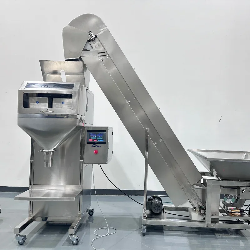 Factory Direct 1-5kg Pellet Grains Pet Food Semi Automatic 2 Scales Weighing Filling Packing Machine