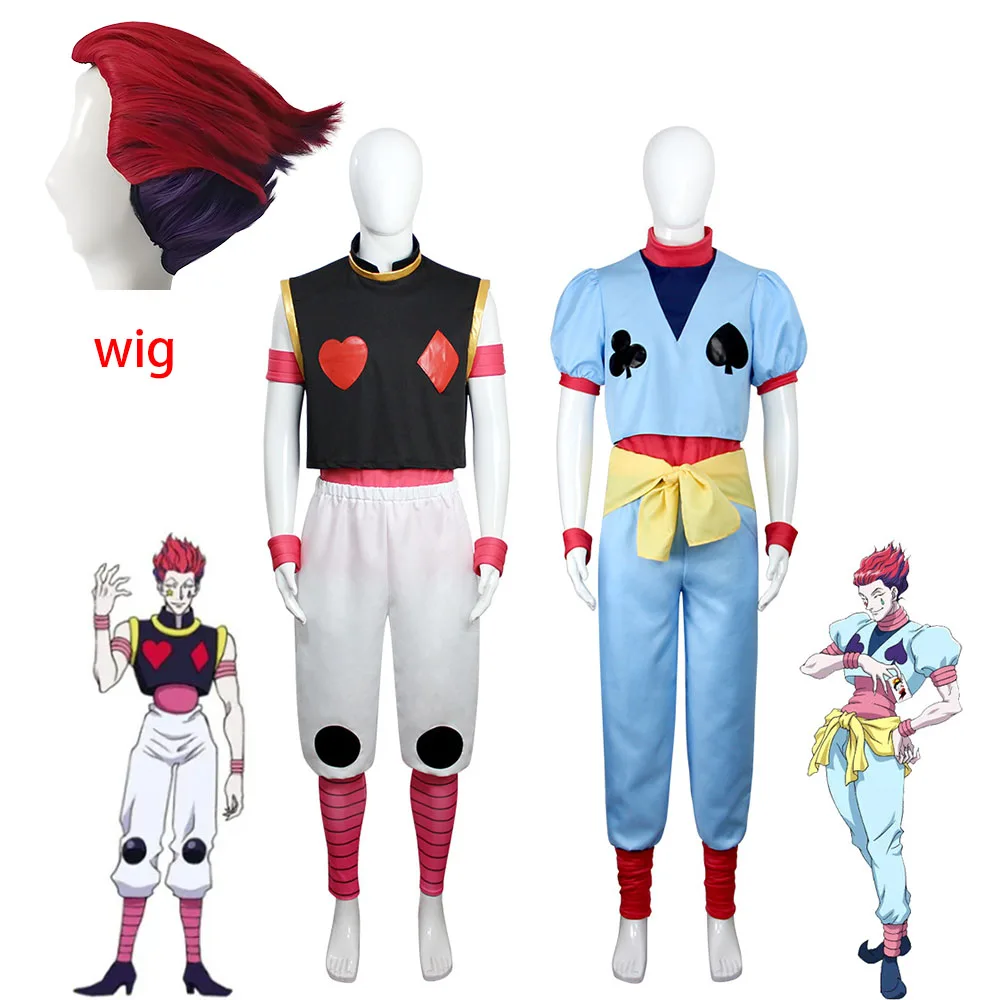 

Anime HUNTER X HUNTER Hisoka Cosplay Costume Full Set Suit Unisex Phantom Troupe Cos Uniform 2026 Halloween Cosplay Outfits
